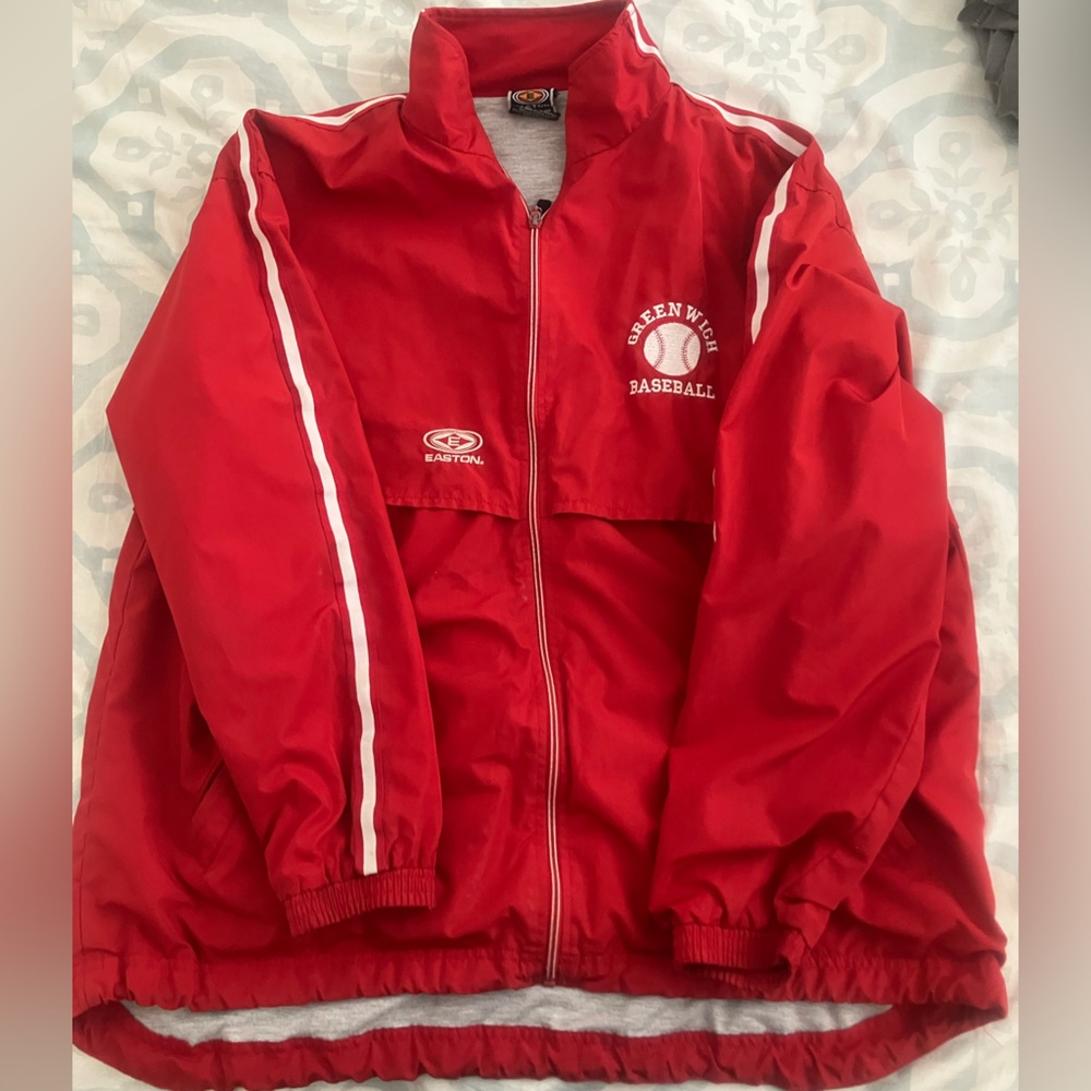 Easton Red and white Easton Baseball wind Jacket